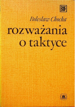 Rozważania o taktyce