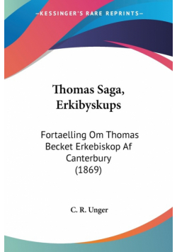 Thomas Saga, Erkibyskups