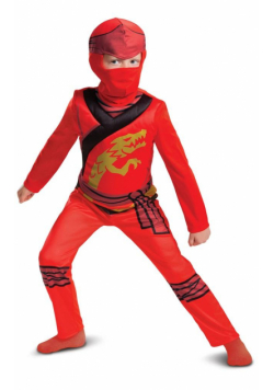 Strój dziecięcy - Ninjago Kai - rozmiar S