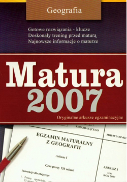 Matura 2007 Geografia