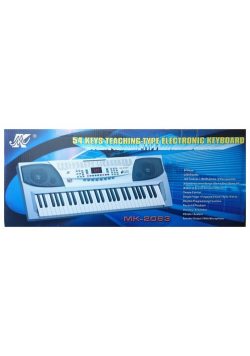 Elektroniczny keyboard 75 cm z wyświetlaczem