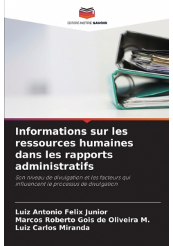 Informations sur les ressources humaines dans les rapports administratifs