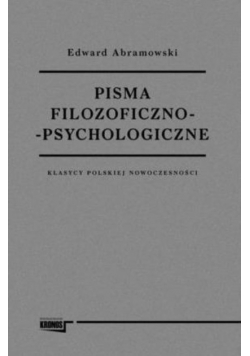 Pisma filozoficzno-psychologiczne