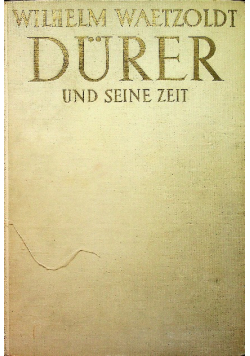 Durer und seine zeit 1936 r.