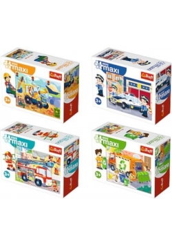 Puzzle 20 miniMaxi Pojazdy mix TREFL