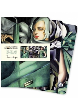 Zestaw 3 notatników MIDI Tamara Łempicka