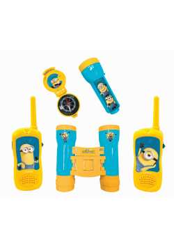 Zestaw przygodowy Minionki z krótkofalówkami, lornetką i kompasem RPTW12DES