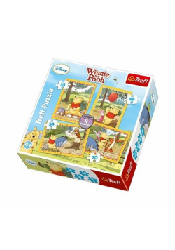 Puzzle Kubuś Puchatek 4w1