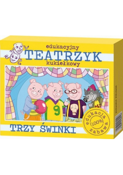 Trzy świnki Edukacyjny teatrzyk kukiełkowy