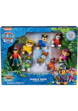 Psi Patrol Jungle Pups zestaw figurek 5szt