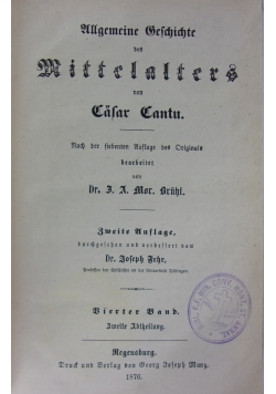 Hugemeine Geschichte, 1876r.