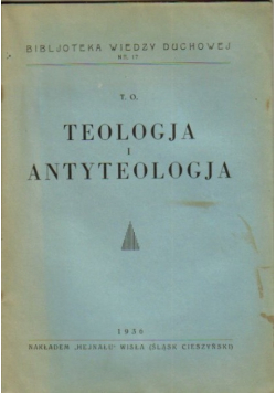 Teologia i antyteologja 1936 r.