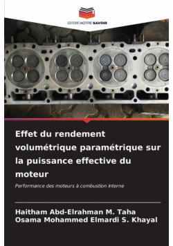 Effet du rendement volumétrique paramétrique sur la puissance effective du moteur