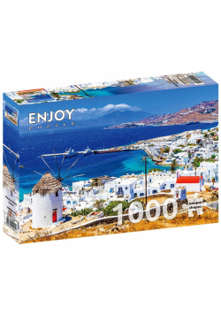 Puzzle 1000 Wyspa Mykonos, Grecja