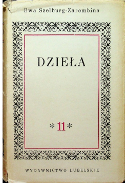 Szelburg Zarembina Dzieła Tom 11