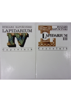 Lapidarium ,Tom I,III