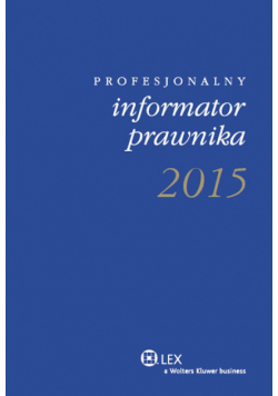 Profesjonalny informator prawnika 2015