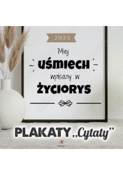 Kalendarz 2025 wieloplanszowy Plakaty-cytaty
