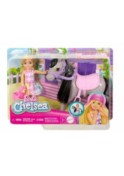 Barbie Fashionistas Chelsea Lalka + kocyk HTK29
