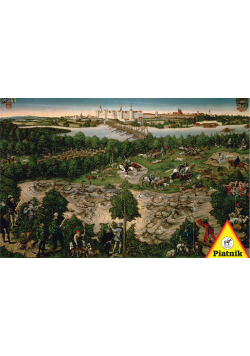 Puzzle Piatnik Cranach Polowanie na Jelenie 1000