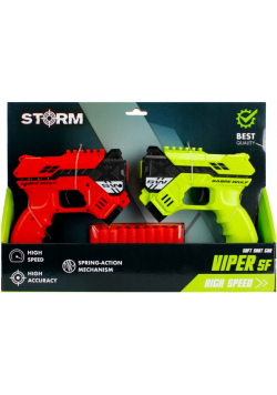 Pistolet na strzałki z akcesoriami 20 cm 2 szt.