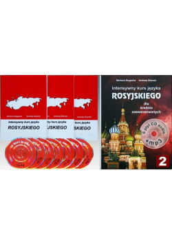 Intensywny kurs języka rosyjskiego dla średnio zaawansowanych z płytami CD i MP3
