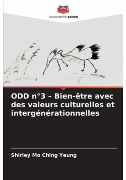 ODD n°3 - Bien-être avec des valeurs culturelles et intergénérationnelles