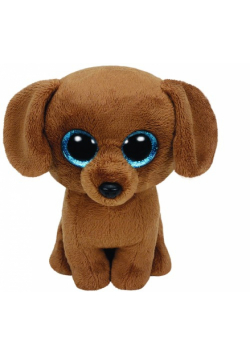 Beanie Boos Dougie - brązowy pies-jamnik średni