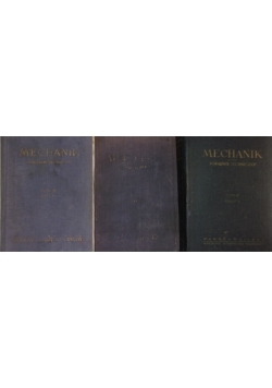Mechanika ,Tom I,II,II