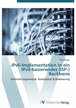 Ipv6-Implementation in Ein Ipv4-Basierendes (ISP-) Backbone