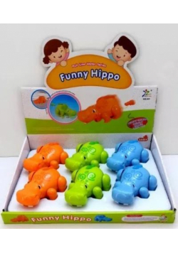 Hipopotam z napędem biega i pływa mix