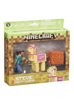 Minecraft - zestaw Steve z lamą