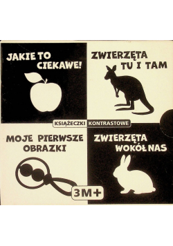Książeczki kontrastowe Tom 1 do 4