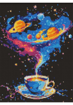 Diamentowa mozaika - Kosmiczny wir 30x40cm