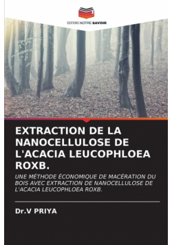 Extraction De La Nanocellulose De L'acacia Leucophloea Roxb.