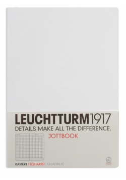Notatnik A4 Leuchtturm1917 w kratkę biały