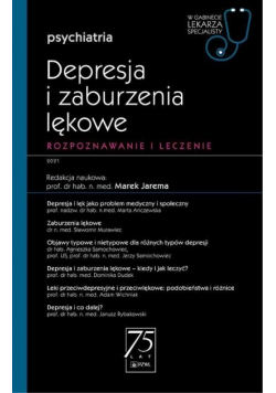 Depresja i zaburzenia lękowe Rozpoznawanie i leczenie