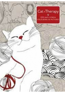 Cat Therapy  100 anti stress colouring in pictures