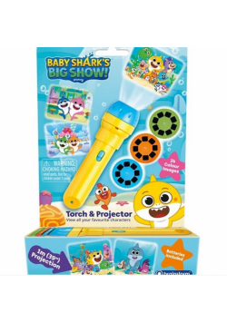 Latarka i projektor - Baby Shark