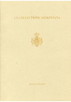 Paulinek Jacek - Ex collectione Dzikoviana