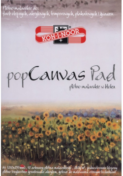 Płótno malarskie w bloku Pop Canvas  A4 10 arkuszy