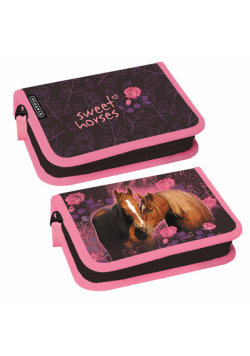 Piórnik z wyposażeniem dwuklapkowy Horse