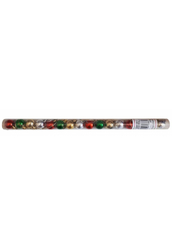 Bombki w tubie 2,5cm 16szt