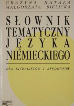 Słownik tematyczny języka niemieckiego