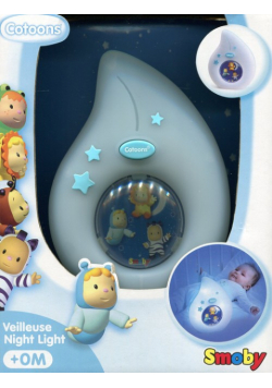 Smoby Cotoons Lampka nocna niebieska