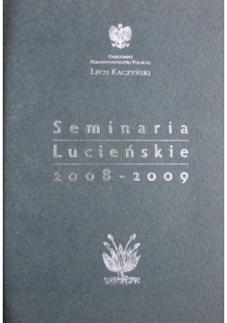Seminaria Lucieńskie 2008 2009
