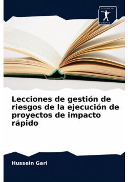 Lecciones de gestión de riesgos de la ejecución de proyectos de impacto rápido