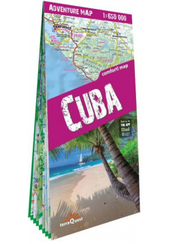 Adventure map Cuba 1:650 000 lam w.2024