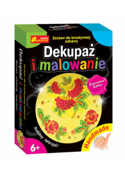 Dekupaż i malowanie Czerwona kalina