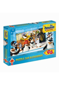 Puzzle Pingwiny z Madagaskaru 260